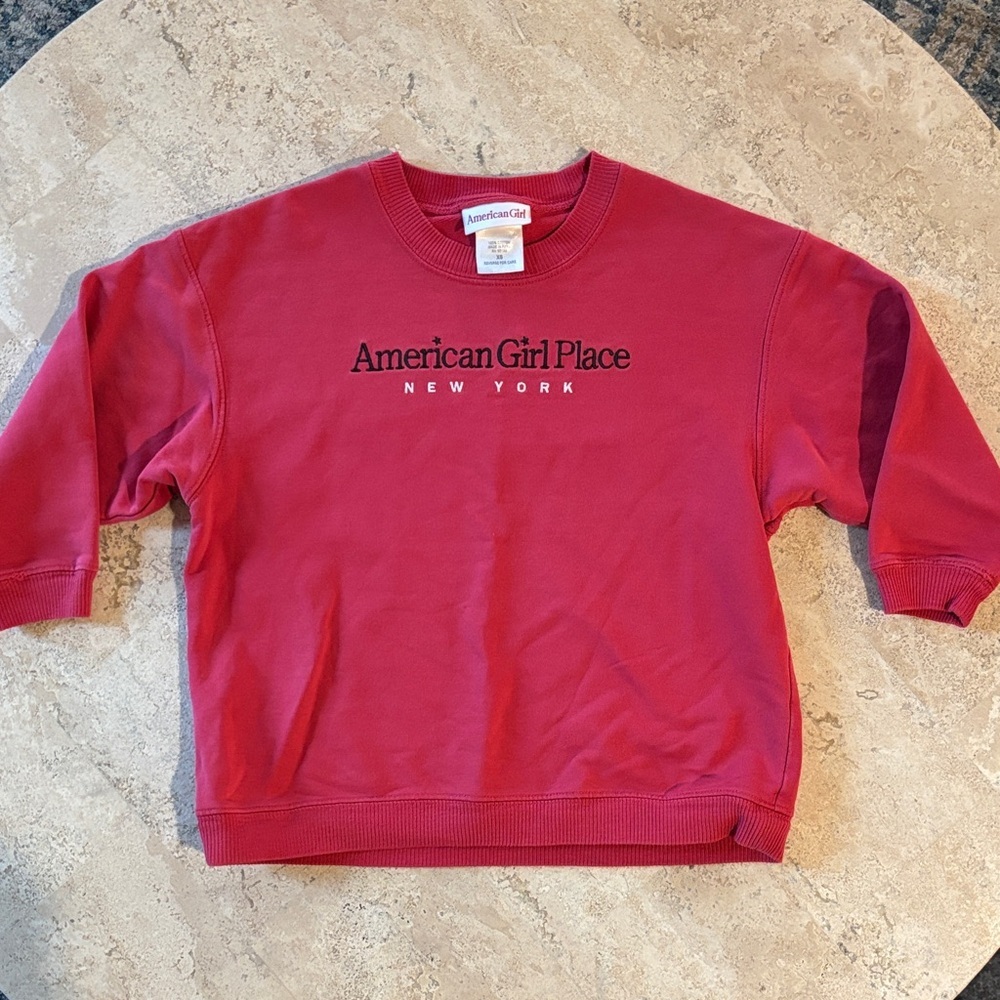 American‎ Girl XS 3/4 sleeve Sweatshirt